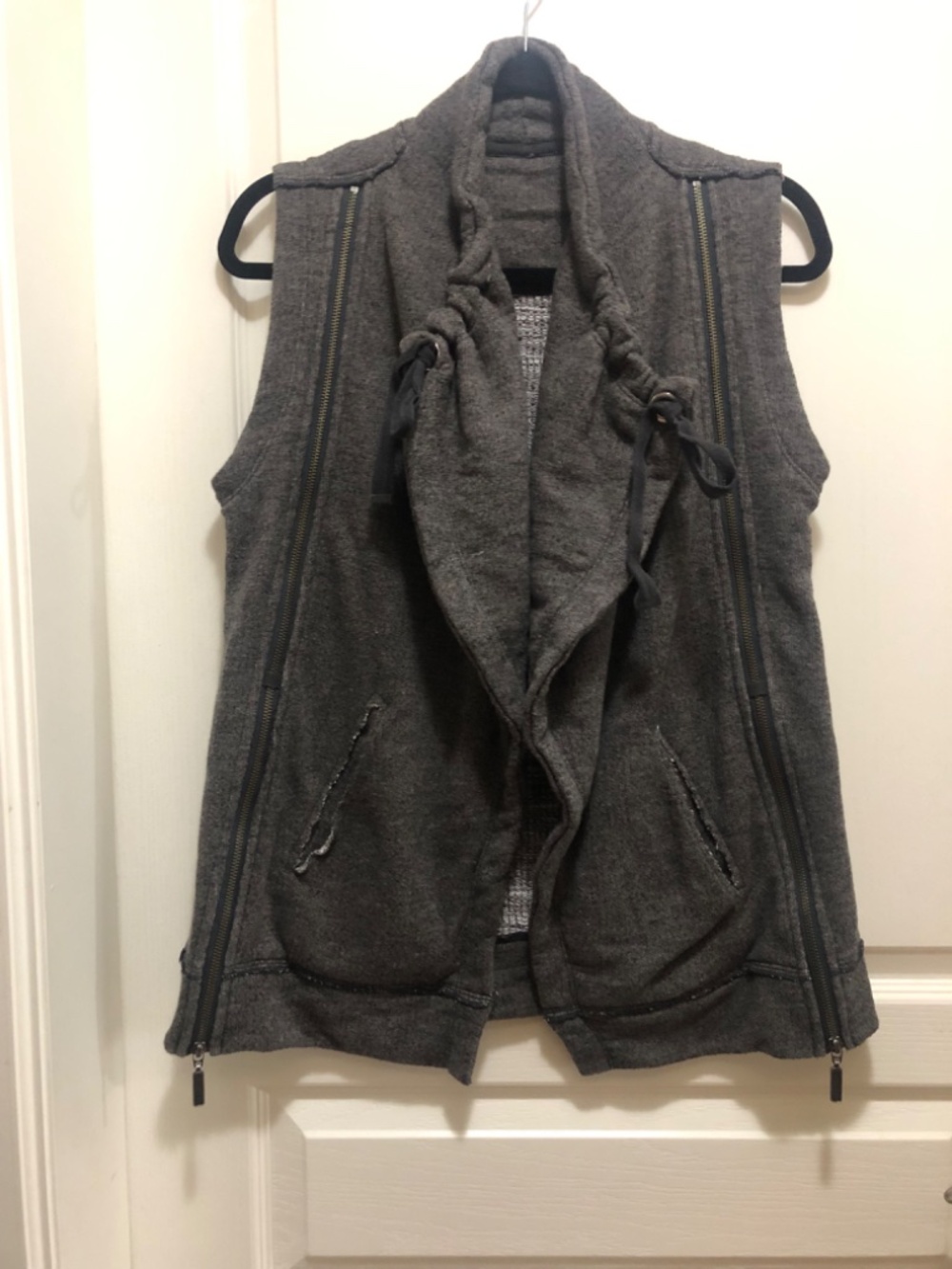 Neon Buddha Idyllic Open Vest women’s Small grey